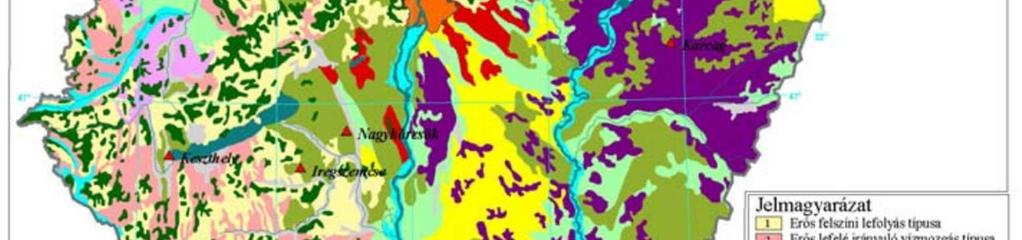 kőzethatású talajok, szolonyec talajok, szoloncsák talajok, duzzadó agyagtalajok, réti talajok, karbonát talajok, mezőségi talajok, agyagbemosódásos talajok,