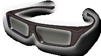 Opcionális tartozékok 3D szemüveg 3D szemüveg TY-EP3D20E (1 csomag 2 pár