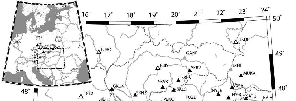 A kihullható csapadékmennyiség becslése GNSS mérésekből Az előbbi alkalmazások a GNSS mérésekből levezetett koordinátákat használták fel földmegfigyelési célokra.