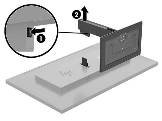 A monitor felszerelése A monitorpanelt falra, forgókarra vagy bármilyen más tartószerkezetre is erősítheti.