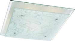 -22 % -33 % TÖBBFÉLE MINTA 4 LED MENNYEZETI LÁMPA ELINE, alumínium, üveg, 1x8W LED-del, 800Lm, kb. 25/8cm 2.