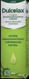 Sokan panaszkodnak puffadásra, gázosodásra étkezéseket követően. Émelygés, esetleg hányás, étvágytalanság, valamint nyelési nehézség is előfordulhat.