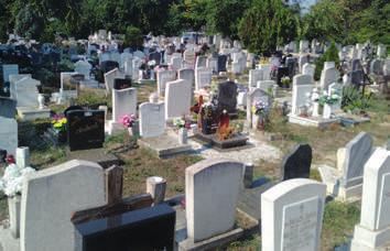 Az aktuális sírok elrendezése ( városi terv nélkül) A különböző méretek, alakzatok és elhelyezések vizuális zavart okoznak a temetőkben.