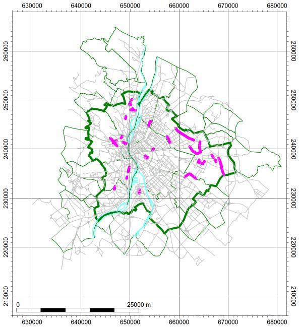 39 3.1.2 ábra: A 3-as villamos fejlesztett állapot Útfelújítások A Budapest Közút Zrt.