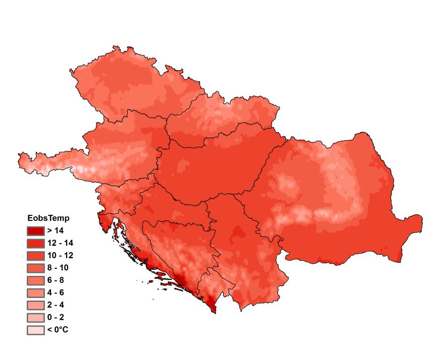 Középhőmérséklet és