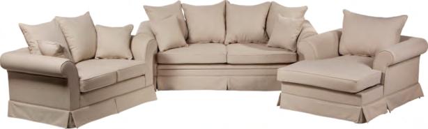 990,- (13880015/11-13,99) 8 9 Relax fotel Venice, fehér bőr hatású textil huzattal, állítható háttámlával,
