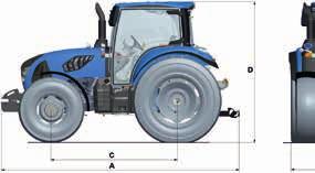 6H SOROZAT 6-115H 6-125H 6-135H HIDRAULIKA RENDSZER ERŐ-, HELYZET-, VEGYES SZABÁLYOZÁS MECHANIKUS ERGONOMIKUS FÜGGESZTŐ SZERKEZET RENDSZER ELEKTRONIKUS EMELÉSI KAPACITÁS 2 SEGÉD EMELŐ MUNKAHENGERREL