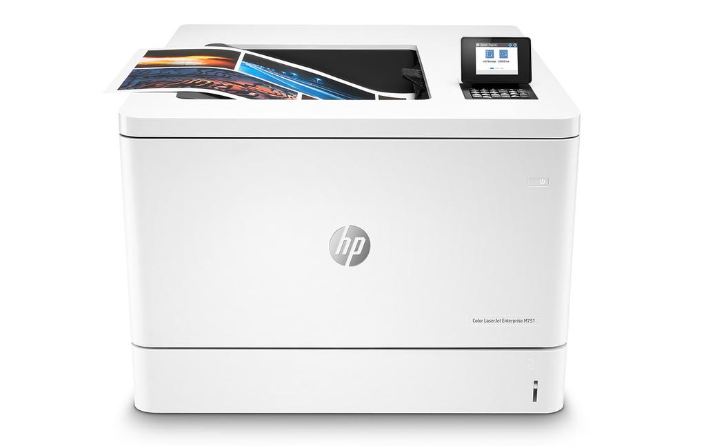 Adatlap HP M751dn színes LaserJet Enterprise nyomtató A minőség, a termelékenység és a biztonság új generációja HP LaserJet nyomtatók intelligens, letisztult kialakításuk révén