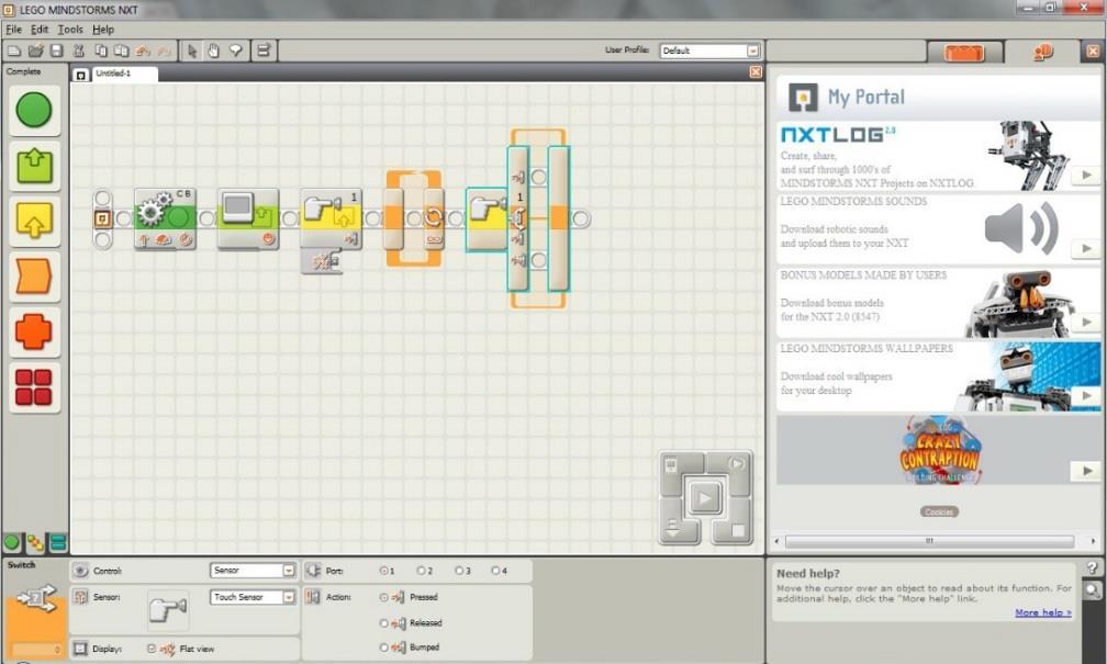 2.3.3. LEGO Mindstorm NXT Stoffová Veronika, Pribilová Katarína Robotok komolyabb programozásának tanulásához a LEGO Mindstorm NXT az egyik legjobb választás.