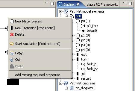 5. Example Petri net, before