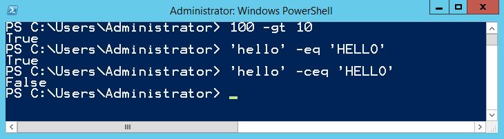 Alapvető szűrési operátorok: -eq egyenlő -ne nem egyenlő -gt nagyobb, mint -lt kisebb, mint -le kisebb, vagy