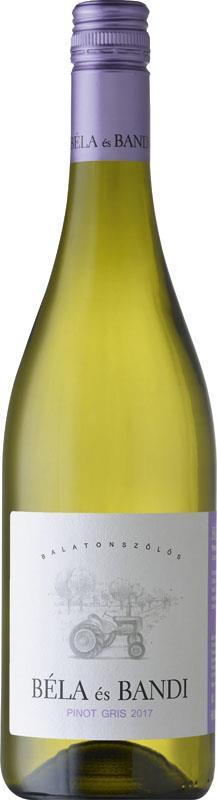 Béla és Bandi Sauvignon Blanc 2017 Balatonfüred-Csopak Fodor Béla elmondása alapján nehezen adta magát a fajta 2016-ban.