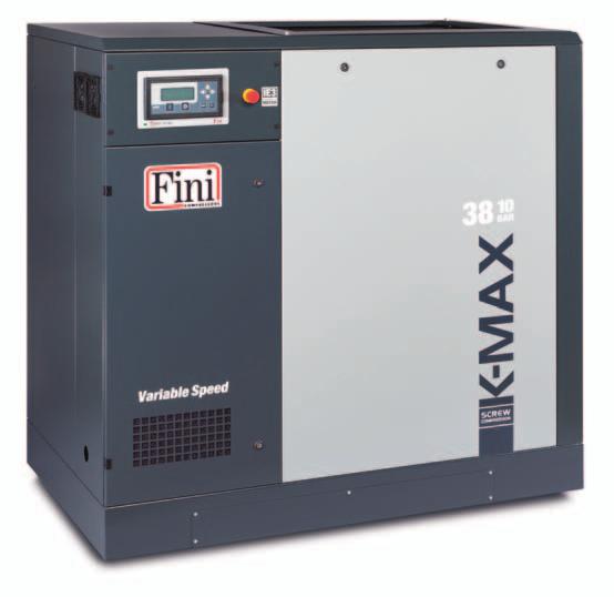 K-MAX 22-38 22-37 kw MŰSZAKI ADATOK Szárítóegység A K-MAX csavarkompresszorok hűtveszárítóval is rendelhetők ( ES kivitel).