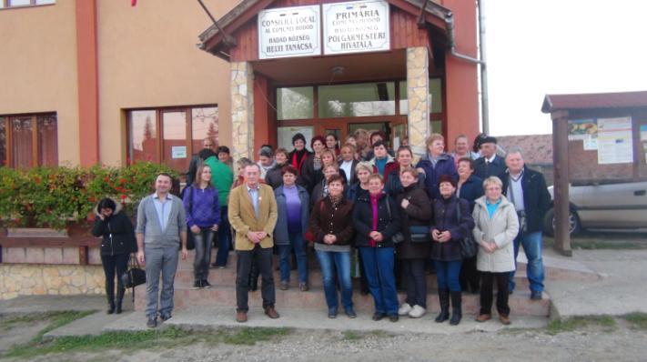 A nemzetközi projekt keretében megvalósított tanulmányúton 50 fő vett részt.