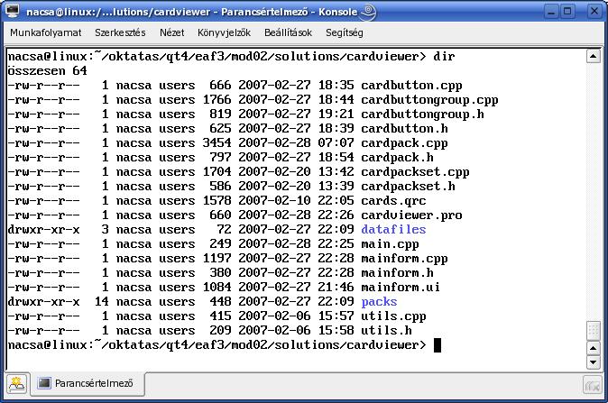 Fordítás, futtatás main.cpp #include <QApplication> #include "mainform.