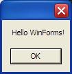 Az ablakon lesz egy gomb (System.Windows.Forms.Button), őt elneveztük button nak.