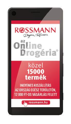 CSAK AZ ONLINE DROGÉRIÁBAN ÉS MOBIL APPLIKÁCIÓN