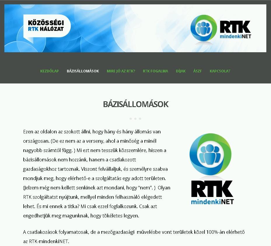 GNSS-infrastruktúrák Interneten elérhető információk: nem sok, az állami