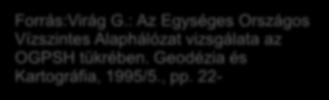 : Az Egységes Országos Vízszintes Alaphálózat vizsgálata az OGPSH