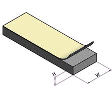 TÖMÍTÉSEK EPDM szivacs tömítés SR5561 Fekete EPDM 10 méteres tekercsekben Könnyen kezelhető öntapadós gumi alapú ragasztóval Fém záróelemekhez ideális / Eredeti alakját