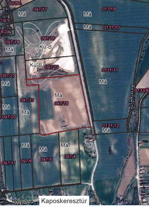 3.10. A telepítési hely lehatárolása térképen, megjelölve a telepítési hely szomszédságában meglévő vagy - a településrendezési tervekben szereplő - tervezett terület-felhasználási módokat 3.11.
