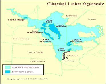 Map of Glacial Lake
