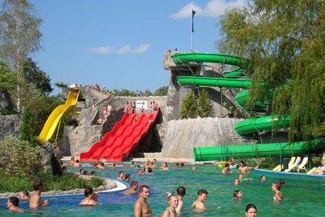 attractions of 17 kinds, like slides and other sports opportunities.