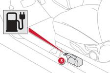 Gyakorlati tudnivalók Gyorstöltés! Ellenőrizze, hogy a töltőoszlop és a hozzá tartozó töltőkábel megfelel-e a gépkocsihoz.