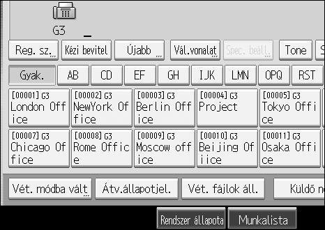 Vételi módok A vételi mód átkapcsolása A Faxbeállítások menüben, a Vételi beállítások segítségével kapcsolhat a vételi