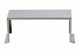 Produced by deep drawing. Holder console: only console without screws.