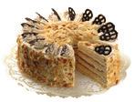 sponge cake filled with chocolate cream ESZTERHÁZY TORTA.