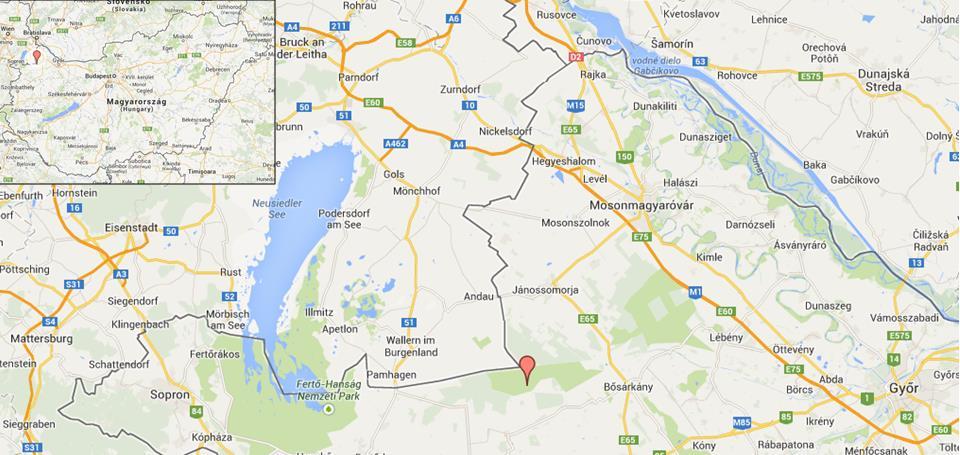 Post-epidemic situation of a common alder stand 29 Figure 1. The sampling site. Source: Google Maps. Figure 2.