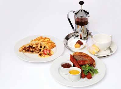 SELECTION OF NEW YORK CAFÉ PACKAGE SPECIALITIES NEW YORK KÁVÉHÁZ CSOMAGKÜLÖNLEGESSÉGEK FRANZ JOSEPH COFFEE FOR TWO Beef goulash soup with beans and homemade noodles for two, strudel