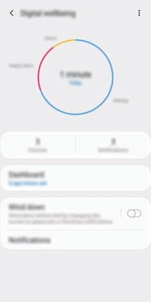 Beállítások Digitális jólét Tekintse meg a készülék napi használatának előzményeit.