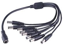 DC Power split Cables & DC Power connectors Pigtail Female plug DC Plug: 2.1*5.5*12mm PVC: red and black Length of cable: 0.