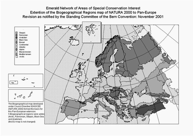 Biogeográfiai Régiók Európában speciális természeti értékek alapján operatívabb, gyakorlati intézkedés tervezéséhez alkalmasabb a Pannon BgR speciális egész Európában (és a világon is) a mi