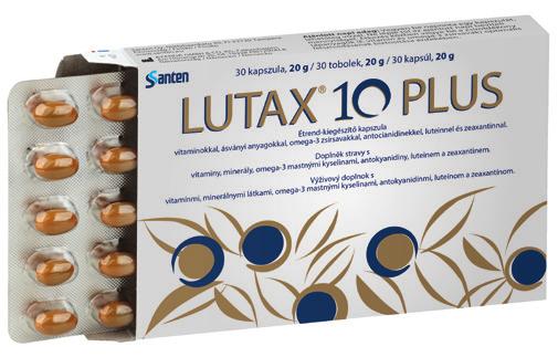 Hatóanyag: ibuprofén 1129 Ft Eredeti ár: 1609 Ft Megtakarítás: 480 Ft Egységár: 56,5 Ft/db -20-20 Lutax 10 Plus kapszula, 30 db Támogassa látását kombinált hatóanyagú