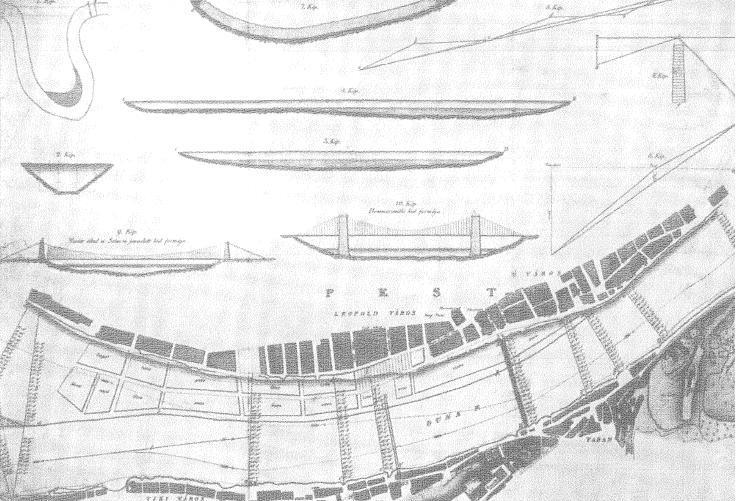2. A mederpillér nélküli híd Látványos, hatalmas költséges alkotás Régi hídnál 1833-ban Györy Sándor