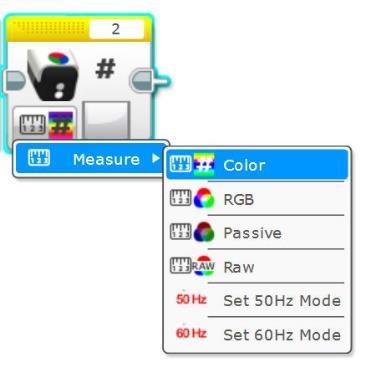 Izgalmas funkció az RGB mód.