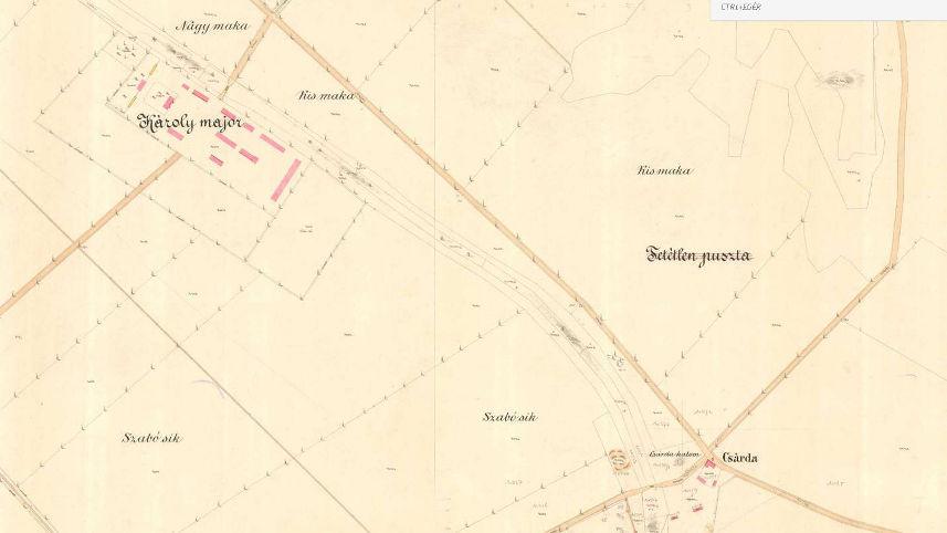 1879. évi kataszteri térképen Károly majorként a mai belterület elızménye és Csárda-halom átellenes oldalán a csárdával. 1907-ben 744 lakosa volt Dunatetétlennek.