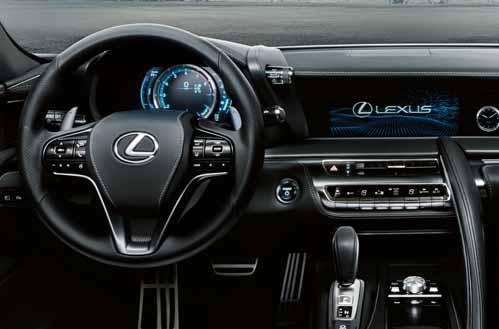 A vezető köré formált modellben a legújabb Lexus prémium navigációs rendszer és LFA-stílusú