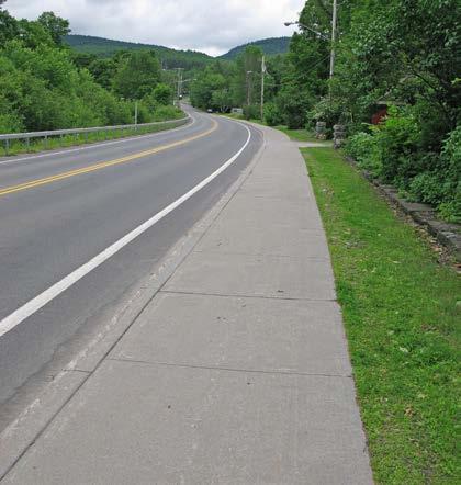 Street Name: River St (NY Rt 9N) Segment: Court St to mid-block ID #: 9 Street Side: Odd Length: 850 feet Width: <3 ft 3-6 ft >6 ft Surface Material: Concrete Asphalt Surface Condition: Poor Fair