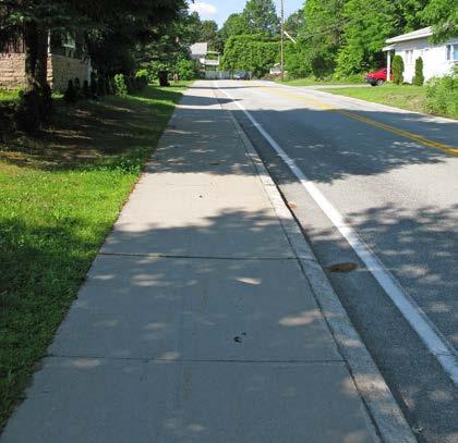 Street Name: E-Town-Wadhams Rd (Cty Rt 8) Segment: Maple St to bridge ID #: 14 Street Side: Even Length: 950 feet Width: <3 ft 3-6 ft >6 ft Surface Material: Concrete Asphalt Surface Condition: Poor