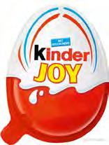 Kinder Joy 20 gr Ferrero Milka táblás csokoládé 81-100 gr 2790-3444 Ft/kg