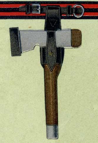 A mentőszeg a mászócsákány fontos tartozéka volt egy 140 mm hosszú, négyoldalú, felső részén 15 mm vastag vasszeg, mely felső részén 20 mm átmérőjű füllel van ellátva.
