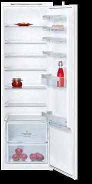 BeépíthETŐ egyajtós hűtőkészülék KI1812F0 Beépíthető hűtőkészülék KI841D0 Beépíthető hűtőkészülék 177,5 122,5 LED SoftClose FreshSafe FreshSafe near ENErGIATAKArÉKOSSÁG és TELjESíTMÉNY