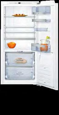technológiának köszönhetően Automatikus leolvasztás a hűtőtérben HűTŐTÉr Nettó hűtőtér: 19 l 7 biztonsági üvegpolc, ebből 6 állítható magasságú, 1 osztott 6 tárolórekesz az ajtóban 2 zöldségtartó