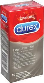 50 ml 11,98 /ml 8,78 /ml 3999 Durex óvszer