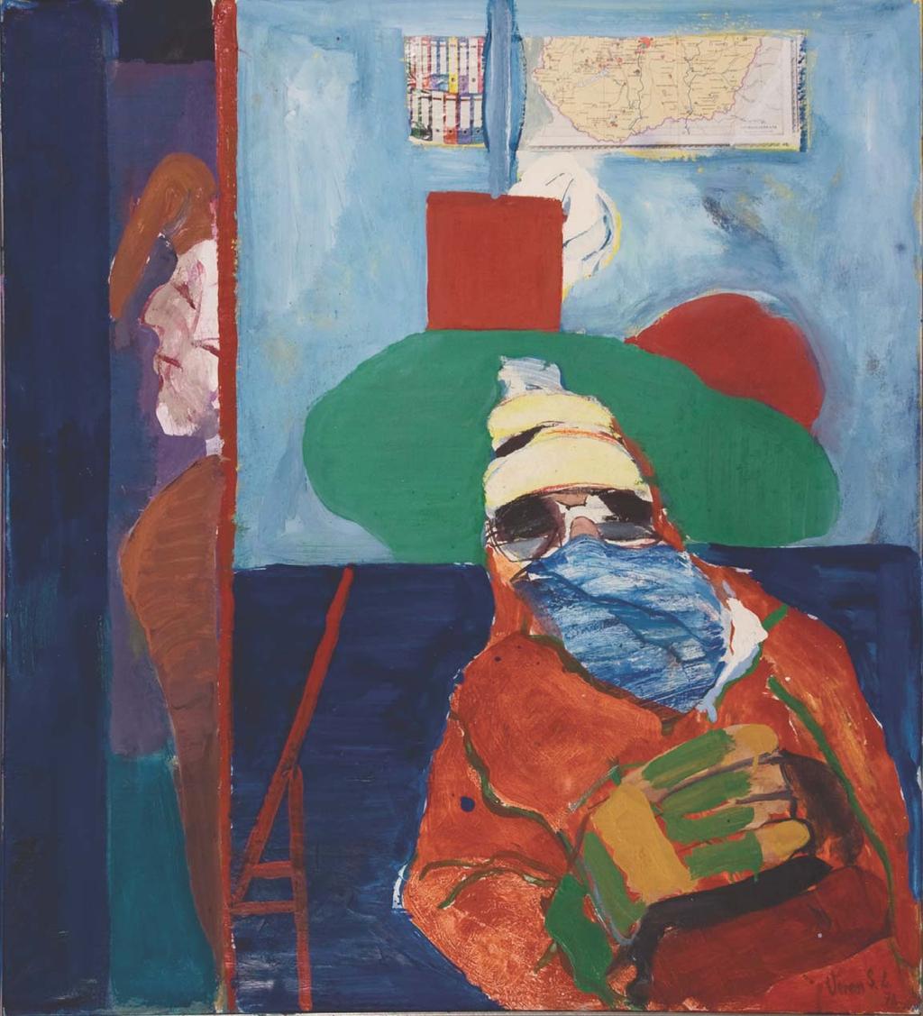 Budpesti Amundsen, 1998, olaj, vászon, 100 x