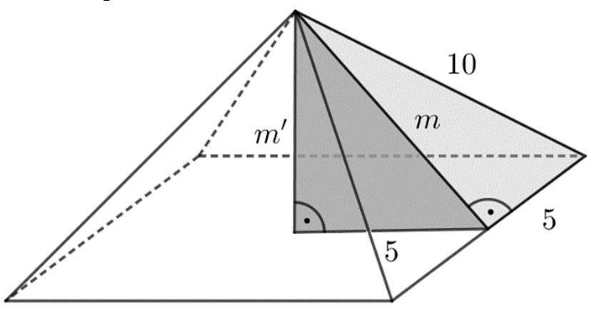 (Az AE szakasz hosszát koszinusztétellel számolva:) AE = 1 + 1 1 1 cos30 38,58. AE 6,1 5 pont sin15 = AE 1 15.